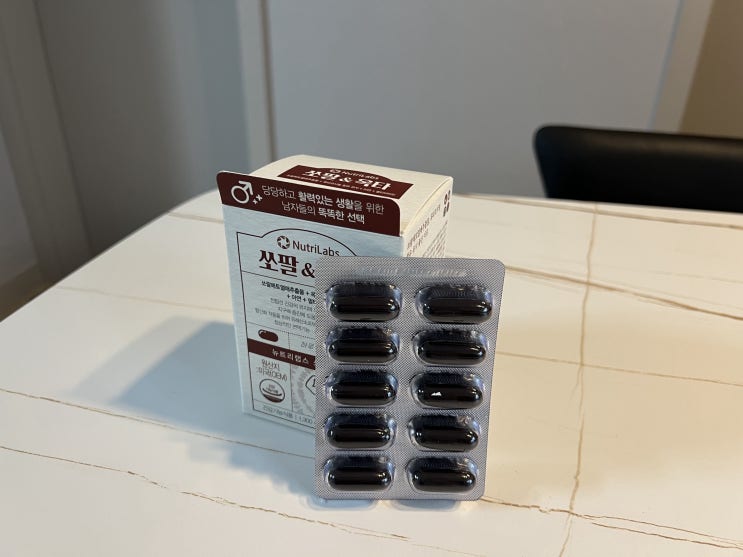  쏘팔메토옥타코사놀 전립선영양제, '뉴트리랩스 쏘팔&옥타 1,300mg' 리뷰