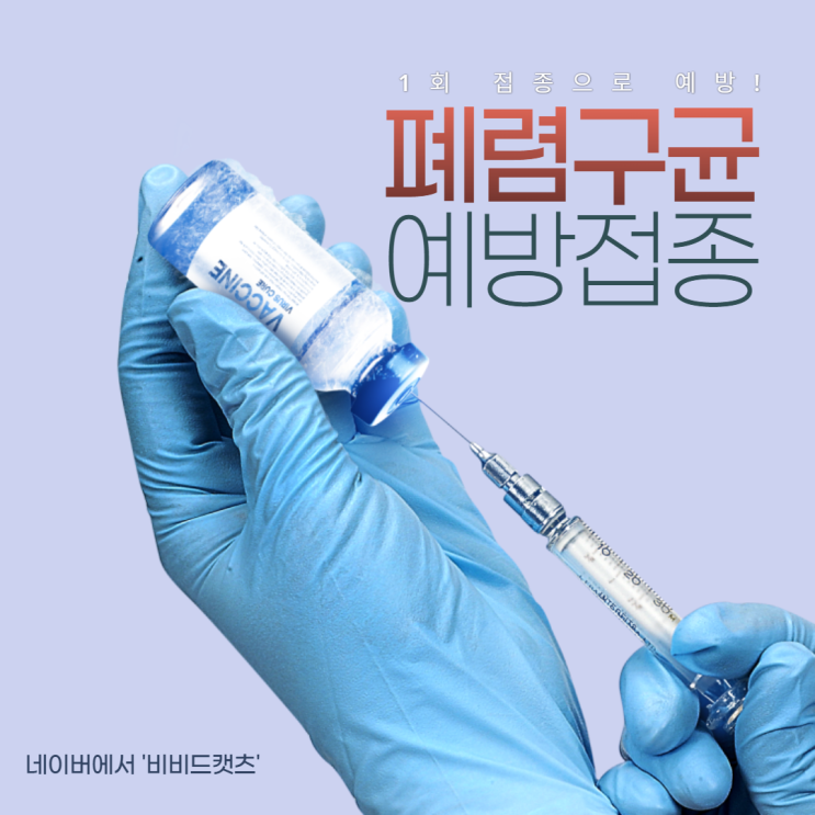  폐렴구균 예방접종 가격, 만65세 이상은 무료