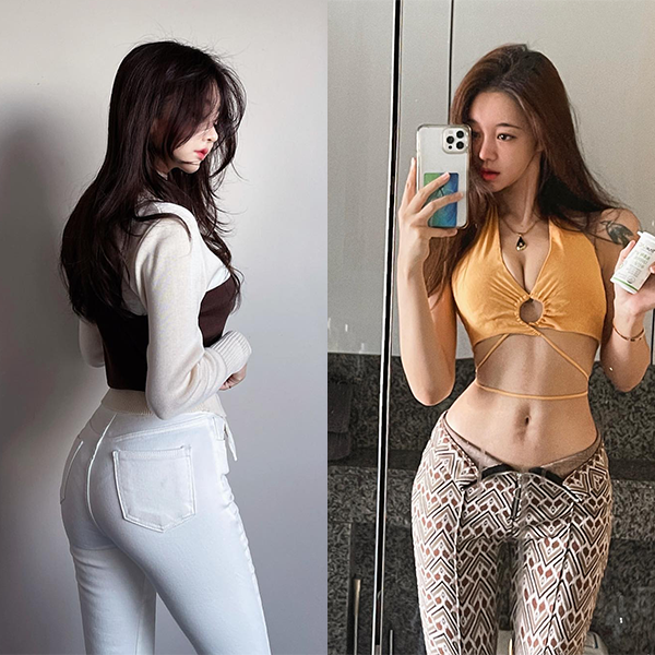 흰티와 청바지가 잘어울리는 유부녀 몸매 수준 흰티와 청바지가 잘어울리는 유부녀 몸매 수준