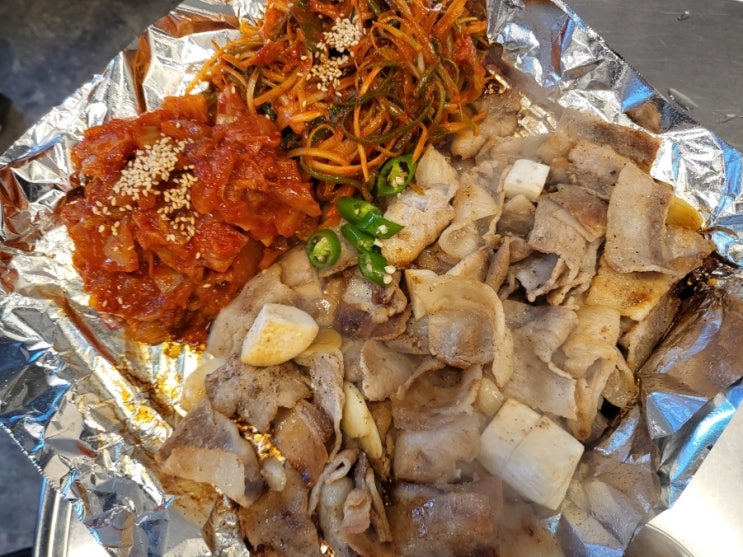  구땡식당 ; 서울대입구 삼겹살, 파절이 삼겹살에 비주얼 끝판왕 볶음밥까지