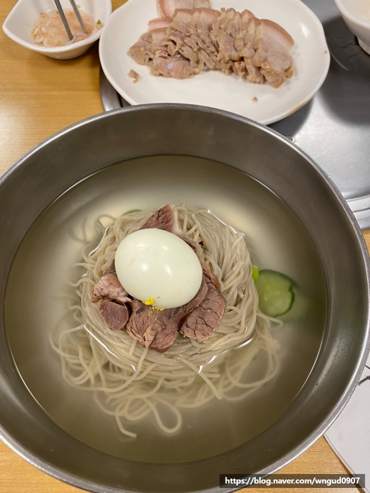  여의도 평양냉면 정인면옥 편육맛집 미슐랭가이드