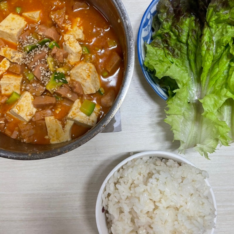 스팸 강된장을 만들어보자 ~