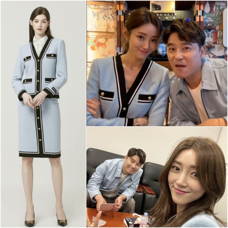동상이몽 서하얀 옷 브랜드 모조에스핀 투피스 셋업 가격정보