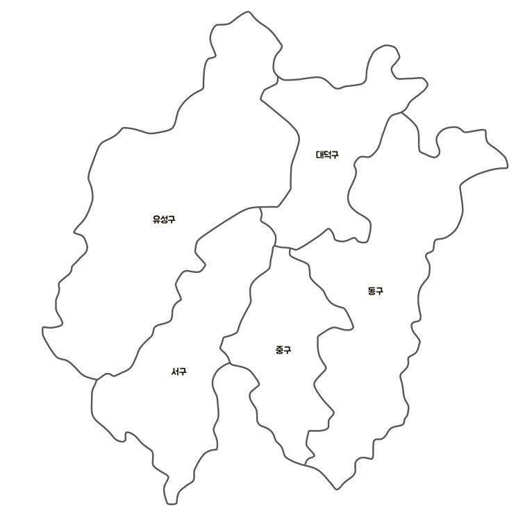 대전광역시 중구 지리 및 관광지(1) [택시운전자격시험 충청도 지리 중요사항정리1]