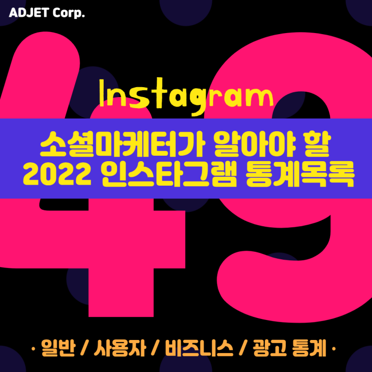 Instagram : 소셜마케터가 알아야 할 2022 인스타그램 통계목록