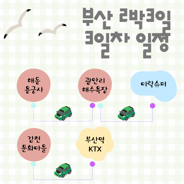  부산 2박3일여행(3일차) 해동용궁사, 광안리, 미락슈퍼, 감천문화마을