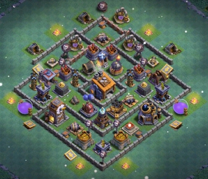 클래시오브클랜 장인기지 8홀 배치(링크) 8Th Builder Base Design(With Link) 220409 : 네이버 블로그