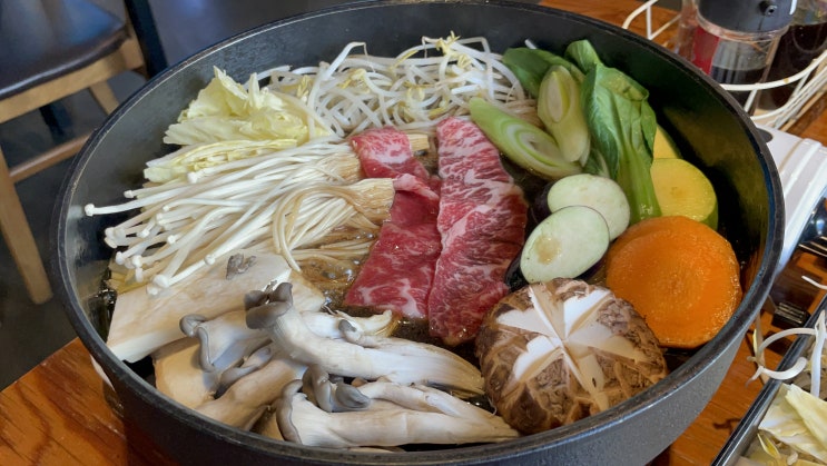  푸짐한 신사역 점심, 강남 스키야끼 아카리야x야키니쿠규