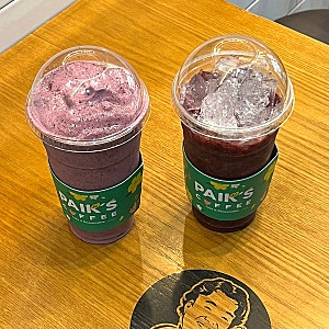 빽다방 신메뉴 블루베리 요거트 스무디, 완전 블루베리 주스