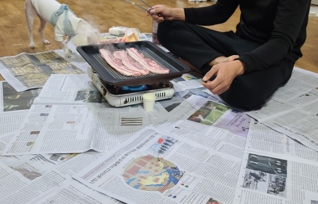  동생한테 밥얻어먹기!!코로나끝난기념파티!홍가리비짱