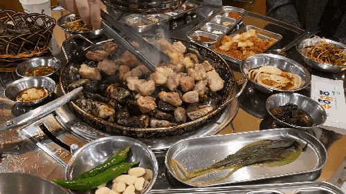 경주맛집, 돼지고기맛집, 자갈구이맛집, 동천동맛집  "국제식당"