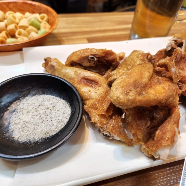  강서호프 옛날통닭 만 원 가성비 갑 해물 라면은 오천 원