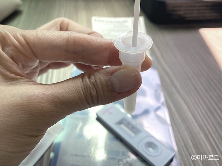  [일상] 이비인후과 신속항원검사 시간  코로나 자가키트 자가검사 방법 첫시도