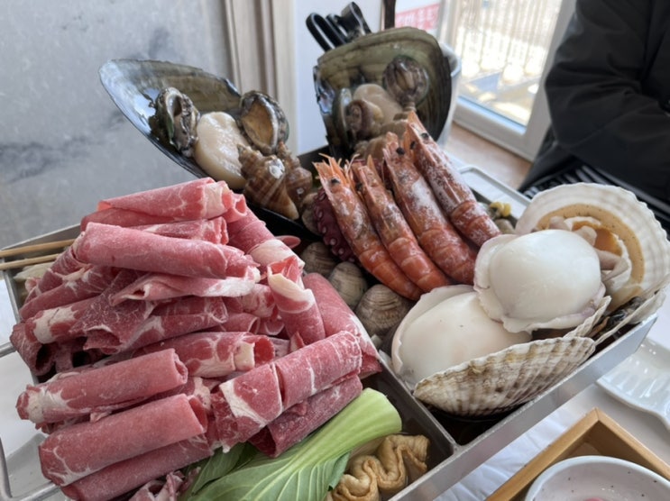 고기와 해물 한번에 맛보기! 강화필수맛집 "강화갯벌식당" 황제 해물샤브(사진맛집)