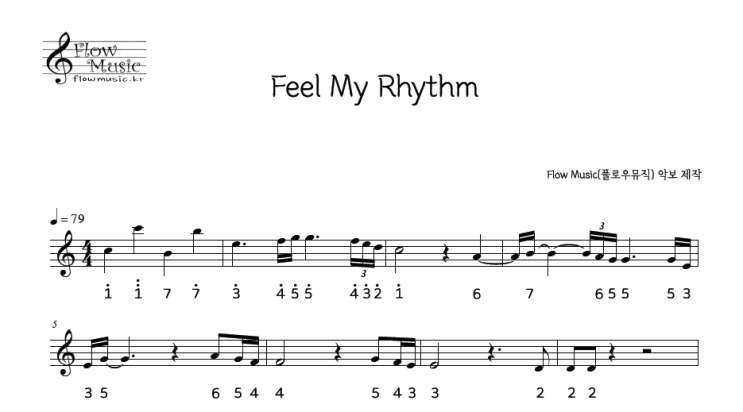  레드벨벳 - Feel My Rhythm 칼림바악보