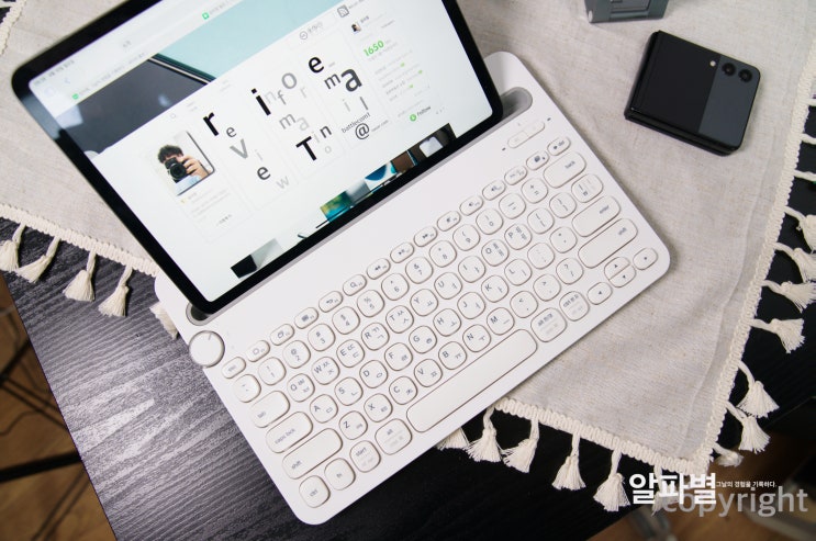  아이패드 태블릿에 최적화된 가성비 끝판왕 로지텍 k480 키보드 사용기