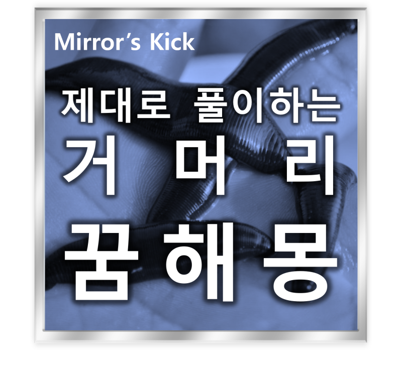 거머리 꿈, 거머리 떼어내는 꿈, 거머리가 붙어있는 꿈 등 꿈해몽