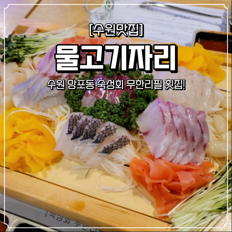  수원 무한리필 횟집 물고기자리
