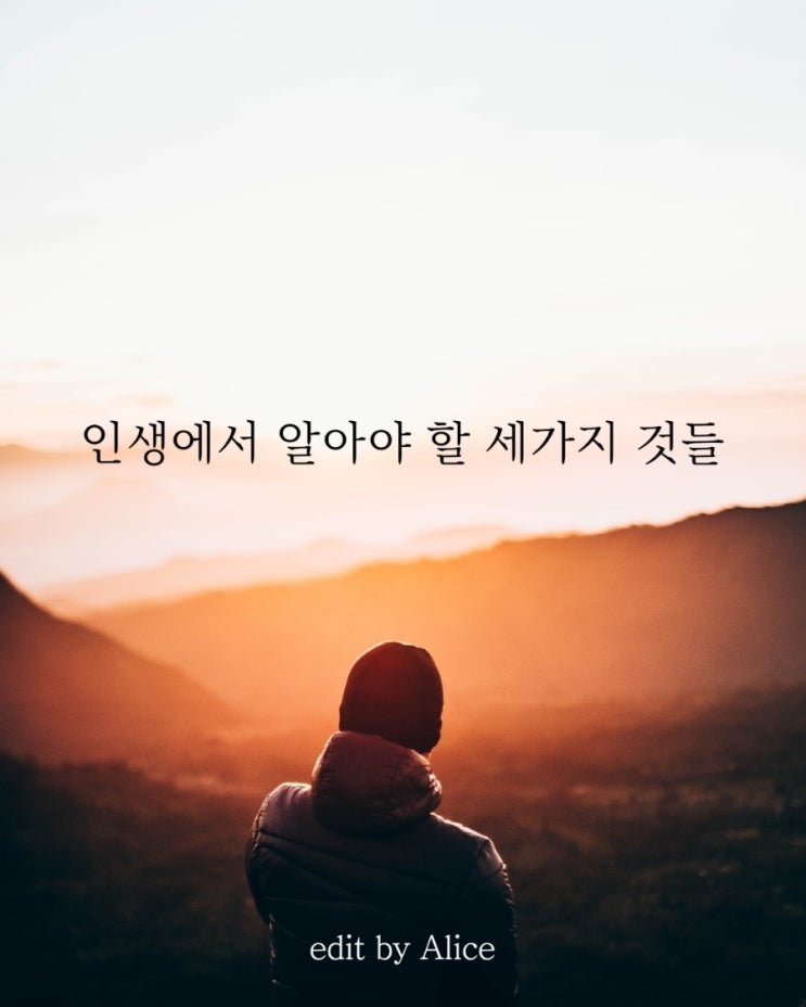  [인생조언]