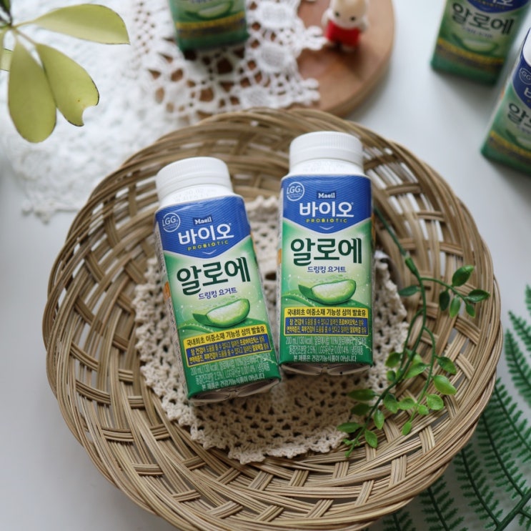  아침식사대용 아침주스 매일유업 바이오 알로에 드링킹 요거트