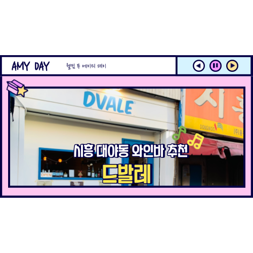 [시흥] 대야동 분위기 좋은 와인 맛집 추천 '드발레 (DVALE)