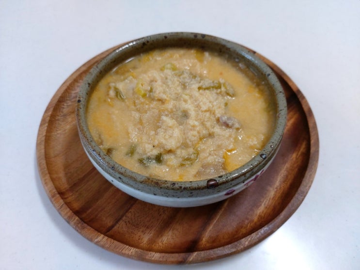  묵은지 비지찌개 만드는 법 : 씻은 묵은지 활용