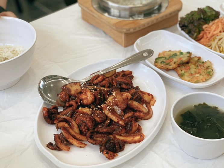 [강릉] 교동 은화식당 :: 강릉역 앞 직화 쭈꾸미볶음과 솥밥이 맛있는 강릉역근처맛집