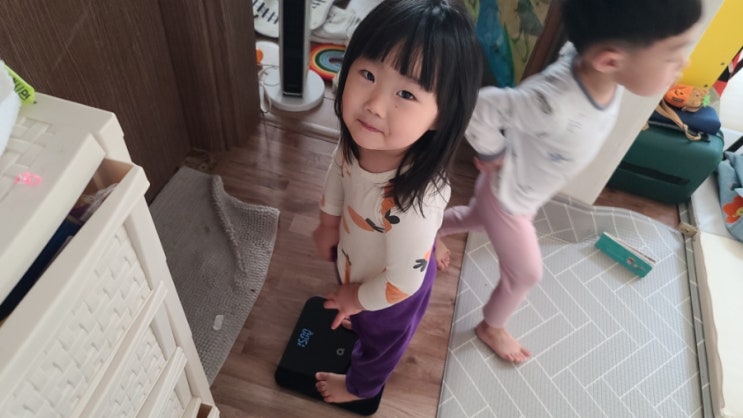  아기체중계 앳플리 T4 디지털 체중계 소수점 몸무게 전자저울
