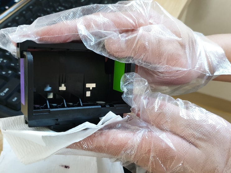  HP 프린터 잉크가 안 나올 때
