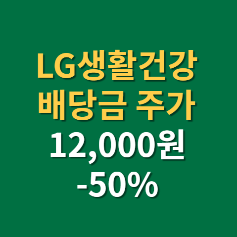  LG생활건강 배당금 지급일 배당일 주가 전망 실적까지(f. 엘지생활건강, 화장품 대장주)