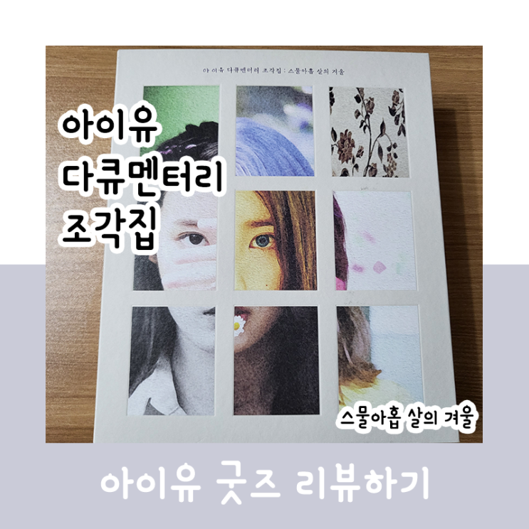  아이유 다큐멘터리 조각집 : 스물아홉 살의 겨울_굿즈 리뷰