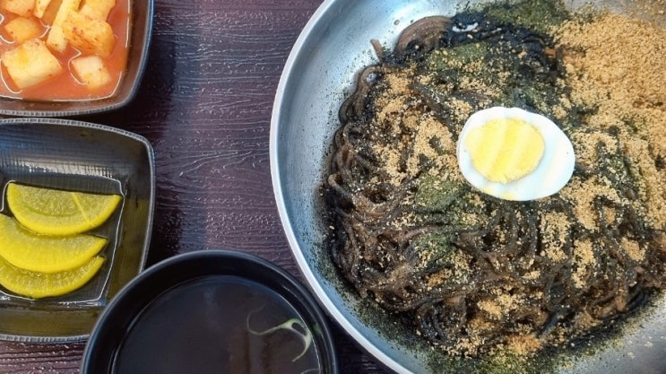  산수 옥 면가"들기름 메밀국수"