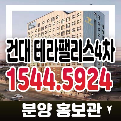 건대 테라팰리스4차 투룸,1.5룸 화양동 복층오피스텔,도시형생활주택 건대역,어린이대공원역 입지 분양가 모델하우스 상담 안내