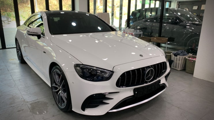  벤츠 E53 AMG 쿠페 후퍼옵틱 드레이+지벤트 PPF 신차패키지 - 티앤피개러지