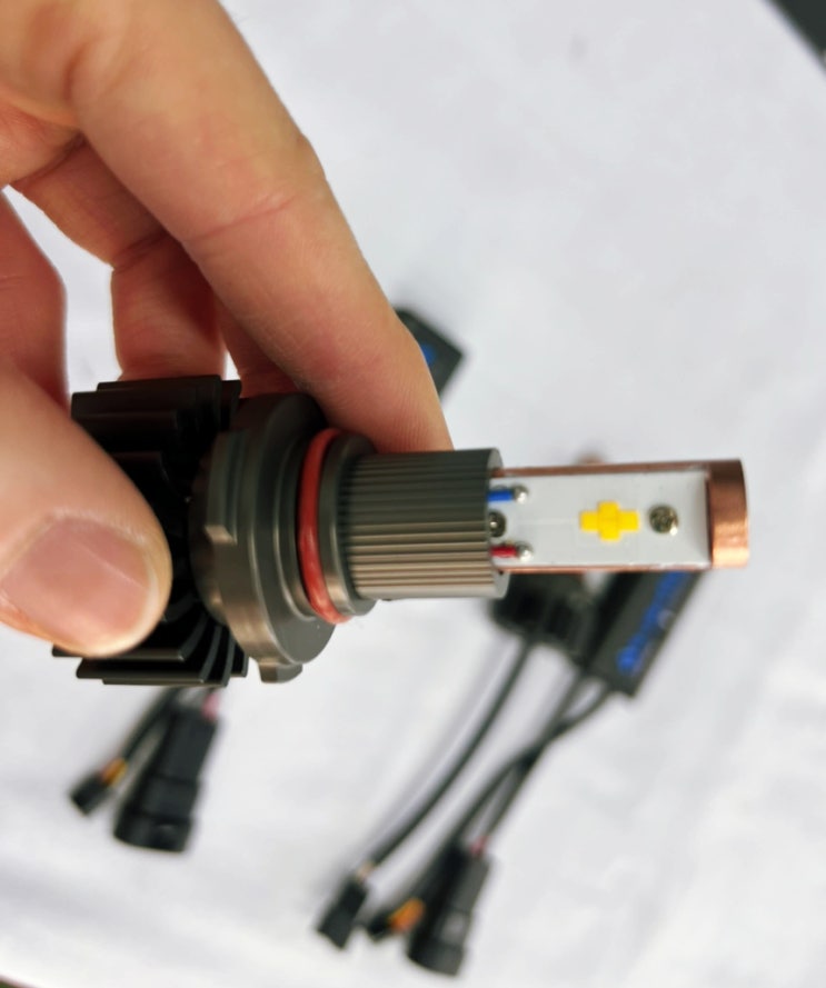 캐스퍼 LED 라이트 에스라이팅 합법 인증된 국산 LED 전조등으로 교체하기