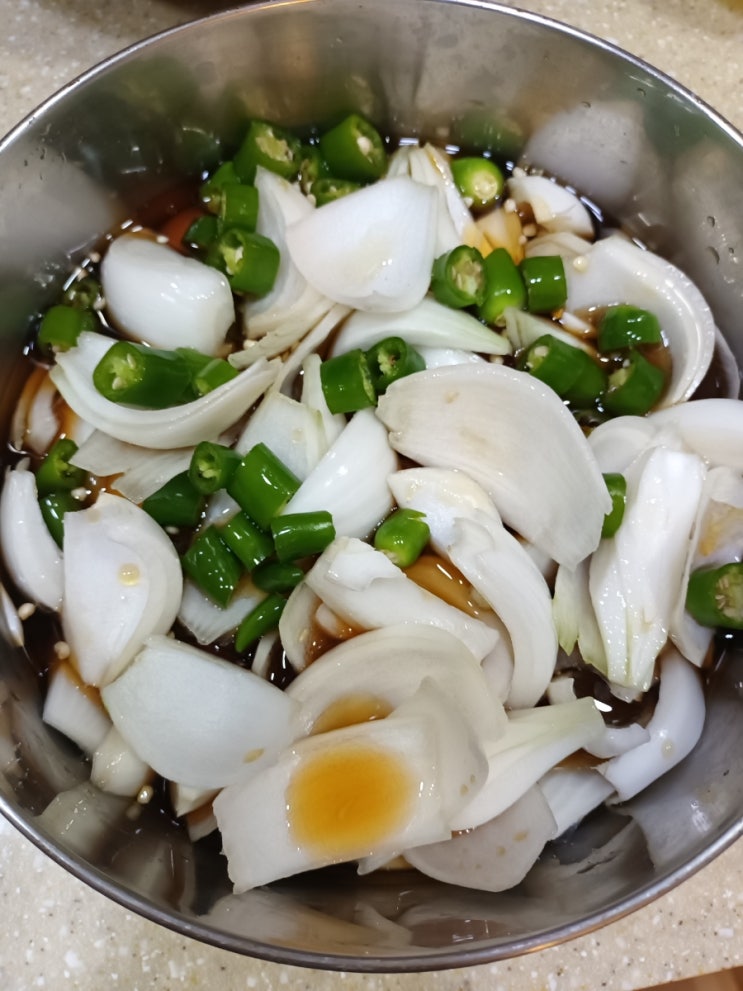  양파장아찌 맛있게 해서 양파장아찌 레시피