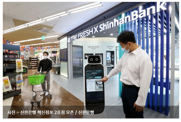  퇴근 후 은행업무 본다...신한은행, GS더프레시에 혁신점포 오픈