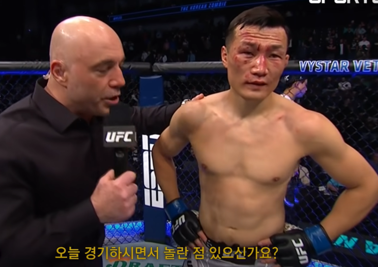  UFC 챔피언 도전 실패 정찬성