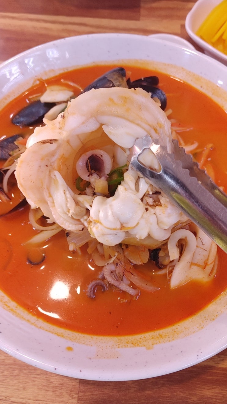  안성짬뽕맛집 미가차이나 통갑오징어짬뽕 탄복했네요