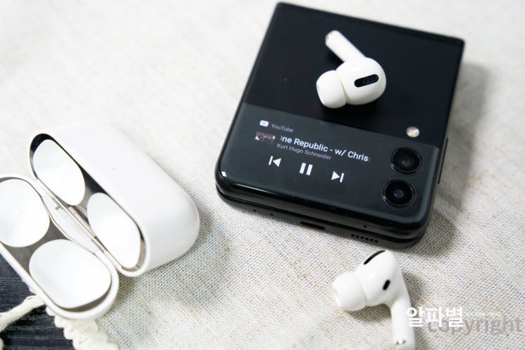  에어팟프로 갤럭시 연결 방법 및 노이즈캔슬링 켜기