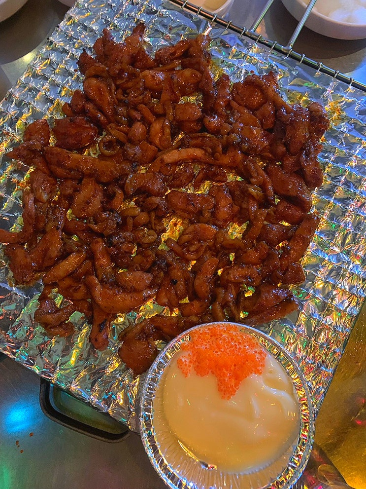  [강남/신사] 불향 가득 닭다리살 맛집 - 온달집 본점 후기 (치즈떡볶이, 웨이팅, 가격)
