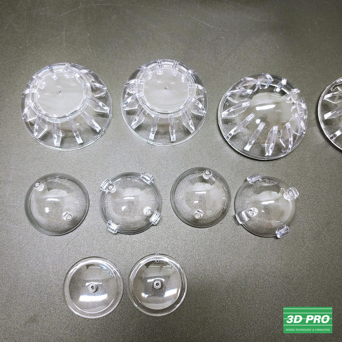  3D 프린팅으로 여러가지 모양의 투명 출력물 제작/대학생 졸업작품/3D프린터 출력물/SLA방식/ ABS Like 레진/투명/ 쓰리디프로 /3D프로/3DPRO