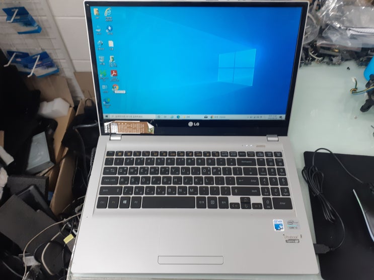  운양동 컴퓨터수리 LG노트북 U560-GH30K SSD교체 메모리 추가 업그레이드
