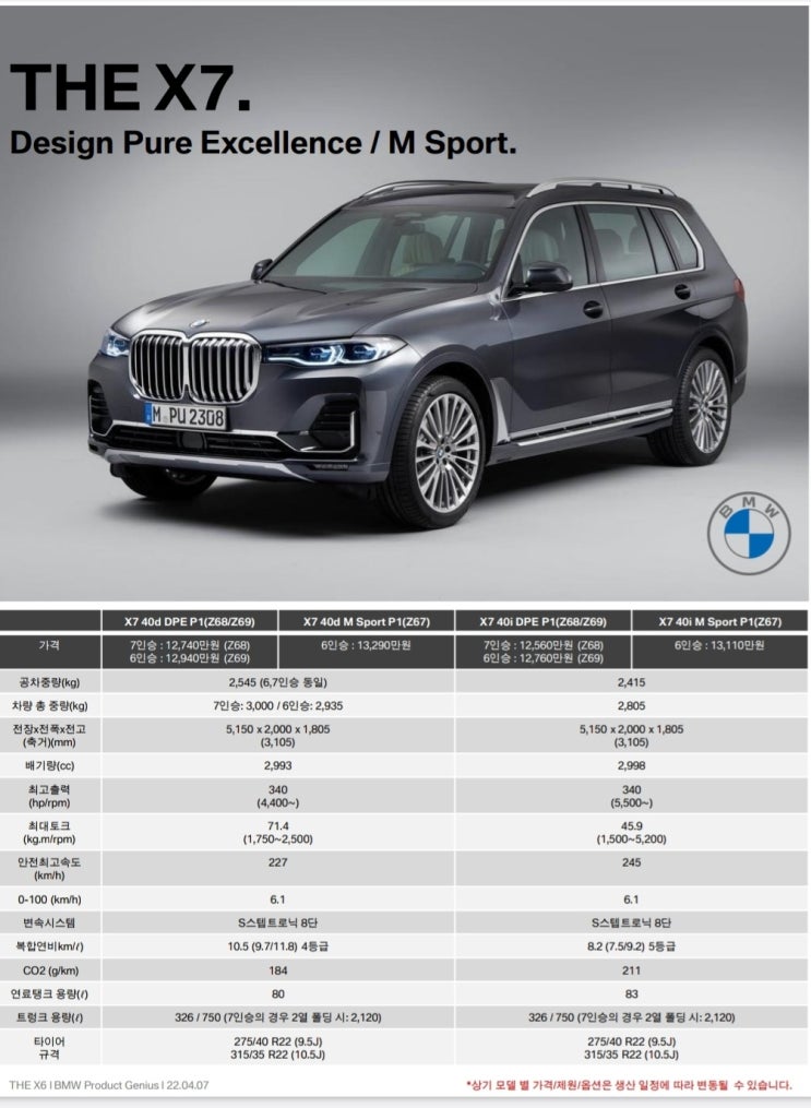  압도적인 그 존재감 BMW "X7"