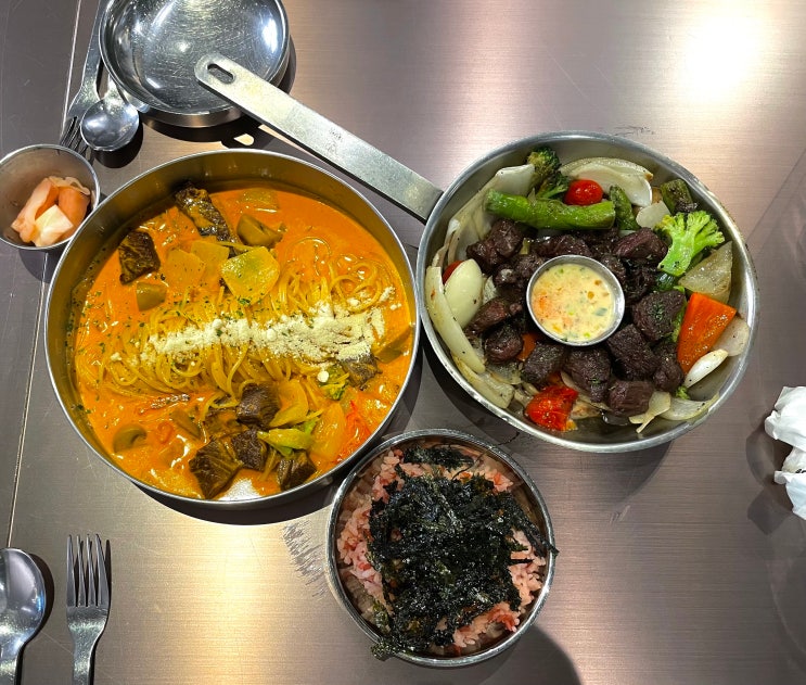  고양 스타필드 식당 바비레드, 애견동반 후기