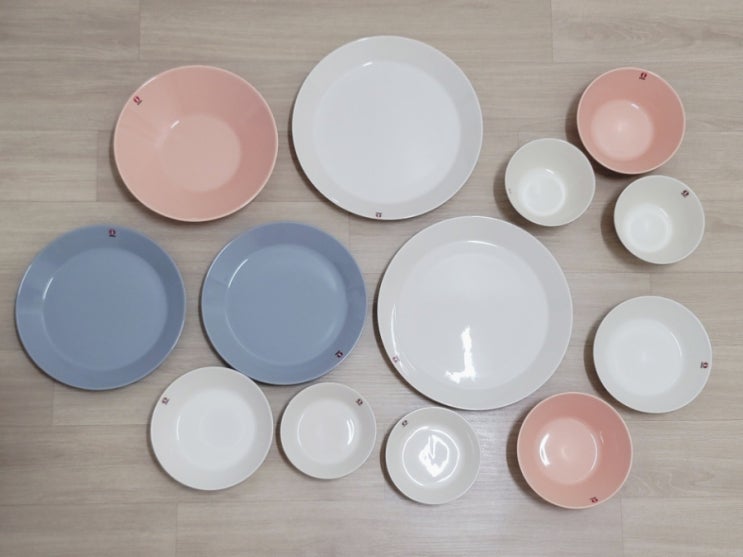  [후기] 이사선물로 받은 북유럽 식기 브랜드 이딸라 iittala (떼에마 한식기 스타터 세트 2인)