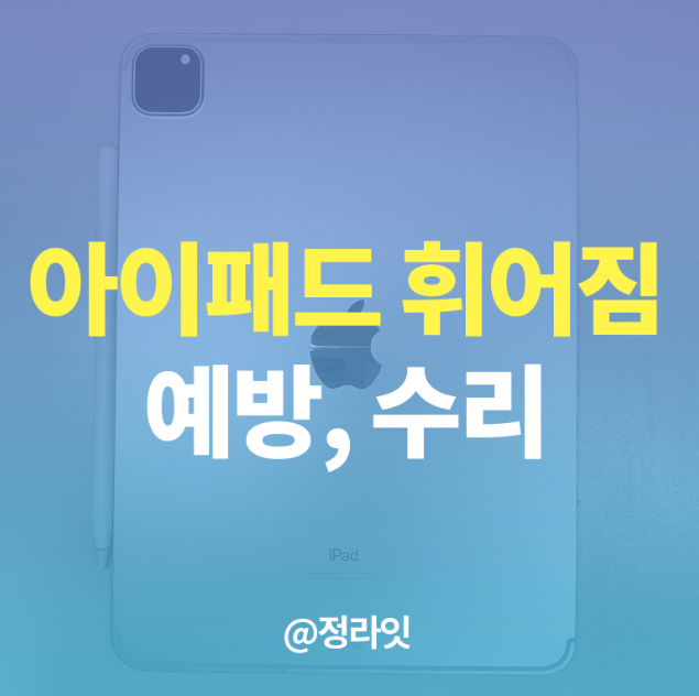  아이패드 휘어짐, 보호는 어떻게 해야할까?