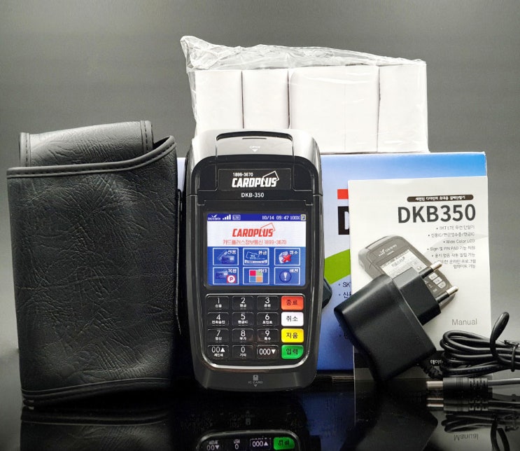  무선 휴대용 카드단말기 모든카드결제(삼성페이와 QR,간편결제포함)가능한 DKB350 추천!