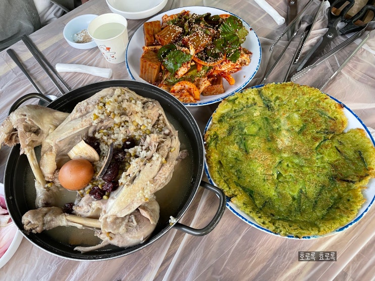  [광주 무등산 맛집] 촌닭 전문점 무등산가자 / 백숙, 도토리묵, 야채전까지~!
