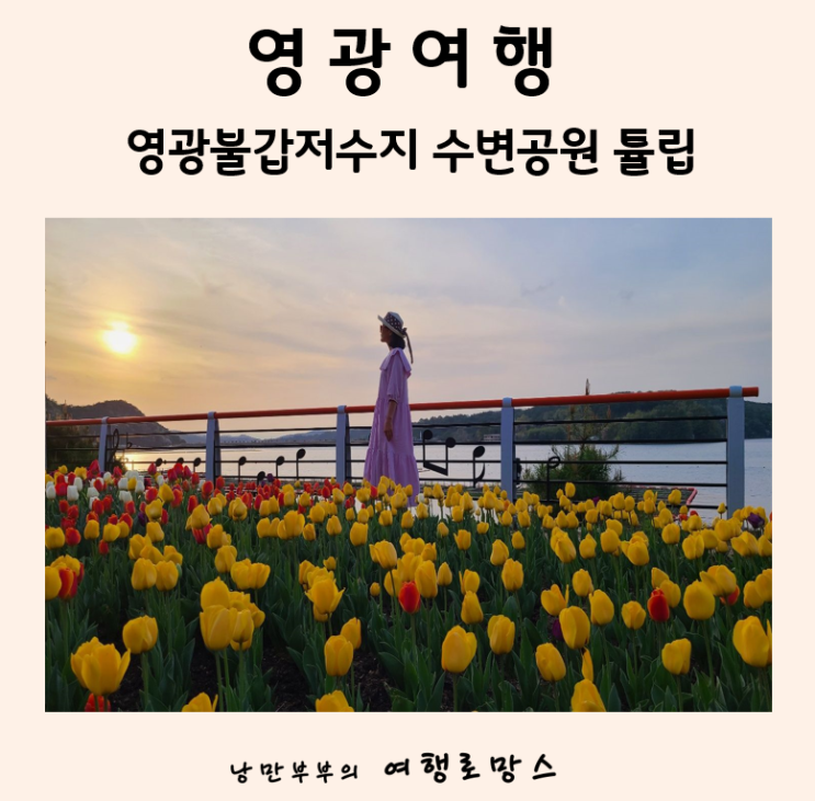 영광 4월 주말 가족여행지, 영광 튤립은 봤니? 불갑저수지 수변공원에 튤립 보러 가요!